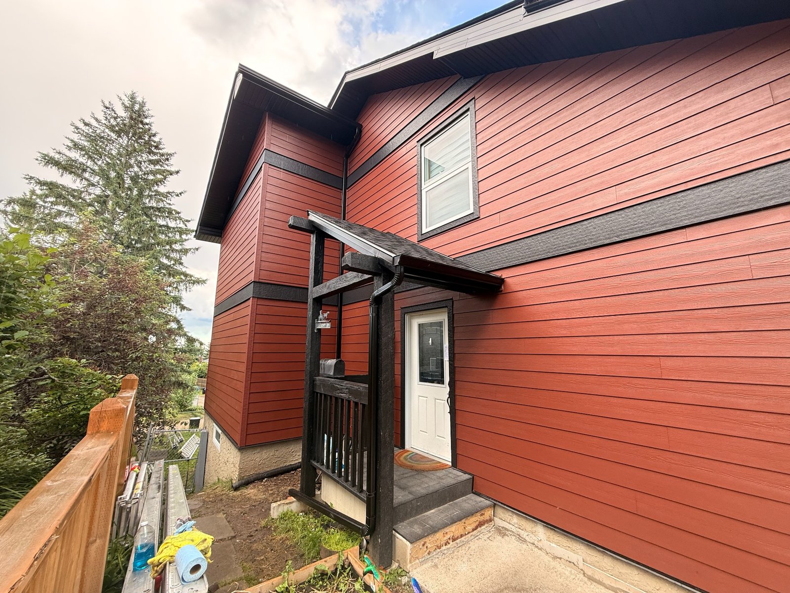 Rear entry after renovation